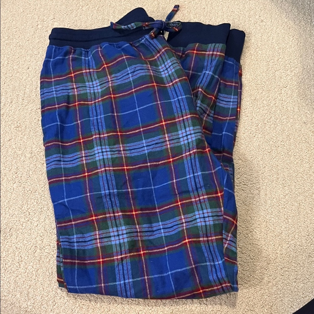 Roundtree & Yorke Multicolor Plaid Jogger Lounge Pants